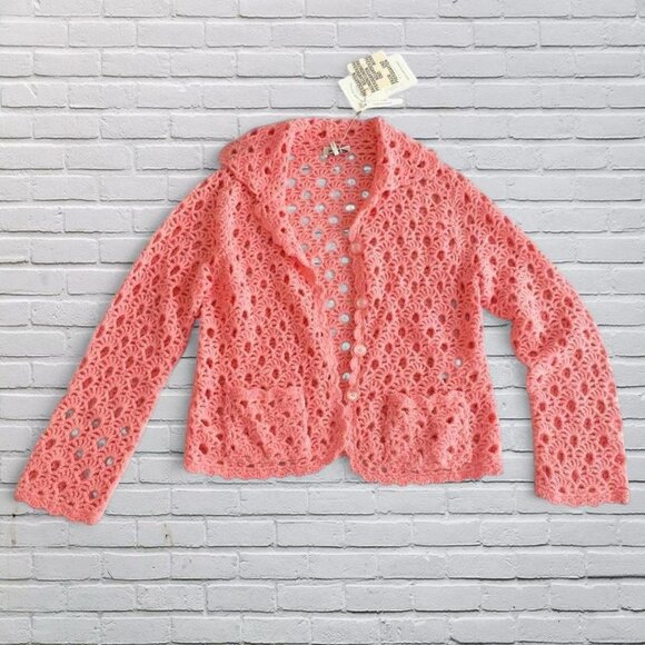 Baum Und Pferdgarten Sweaters - Baum Und Pferdgarten Handmade Crochet Carissa Cardigan